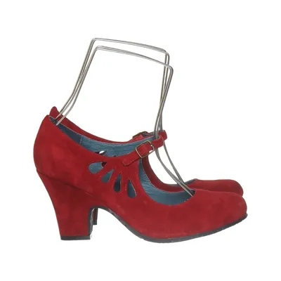 Bottes à talons (Rouge) de Hush Puppies Cuir