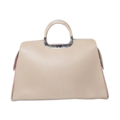 Handväska (Beige, Rosa, Silverfärgad) från Collezione Alessandro