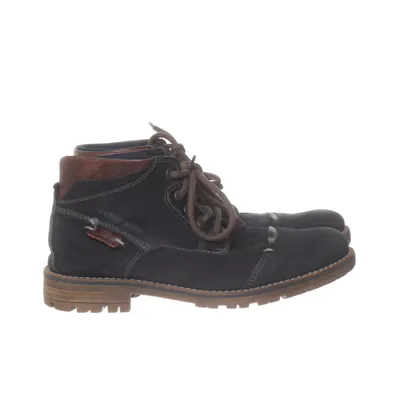 Bottes à lacets (Bleu) de Venture Cuir