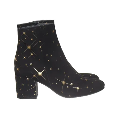 Heeled boots (Black, Yellow) from Angulus Leather