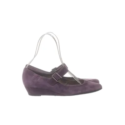 Wedges (Purple) from Jerns Faux suede