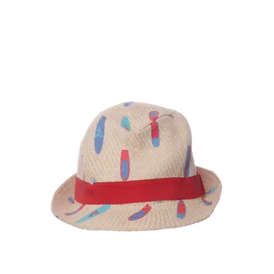 Stråhatt (Beige, Flerfärgad) från Polarn O. Pyret