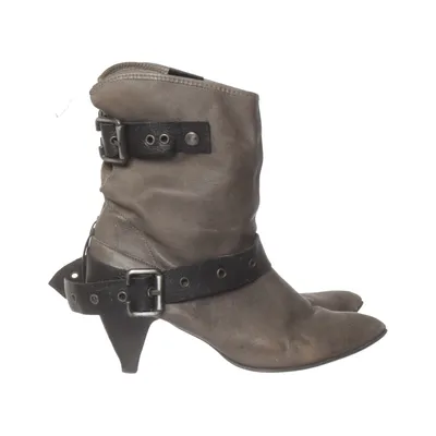 Heeled boots (Gray) from Lavorazione Artigiana
