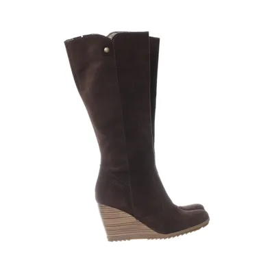 Boots (Brown) from ESPRIT Suede, Leather