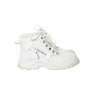 Bottes à lacets (Blanc) de Evolution