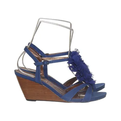 Chaussure compensées (Bleu) de Buffalo London Cuir