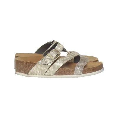Sleehakken (Beige, Goud) van Bio Life Leer