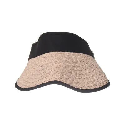 Zonneklep (Beige, Zwart)
