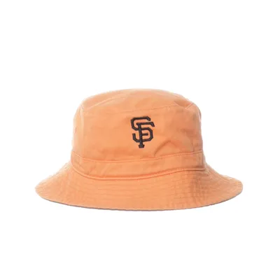 Bucket hat (Oranje) van 47 Brand Katoen