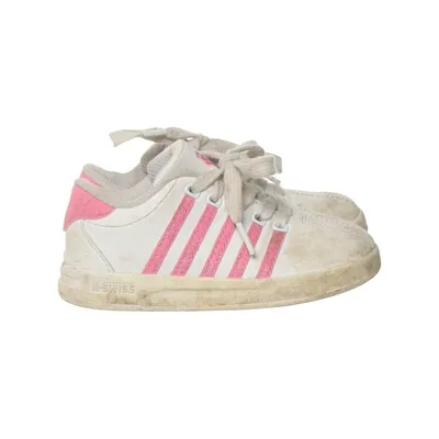 Baskets (Blanc, Rose) de K-Swiss Polyuréthane