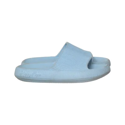 Mules (Bleu) de Happy Flops Polyuréthane