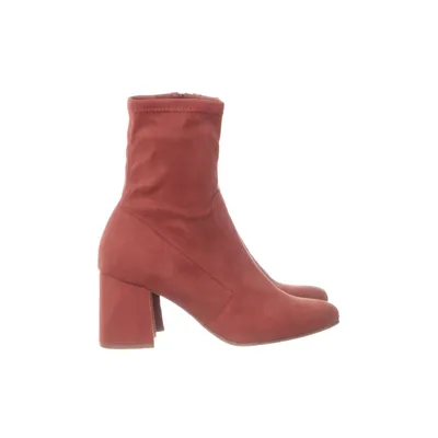 Laarzen met hak (Rood) van Tiamo Imitatie suède