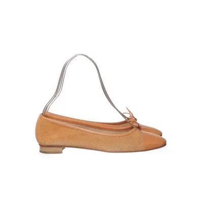 Ballet flats (Orange) from Lario Leather