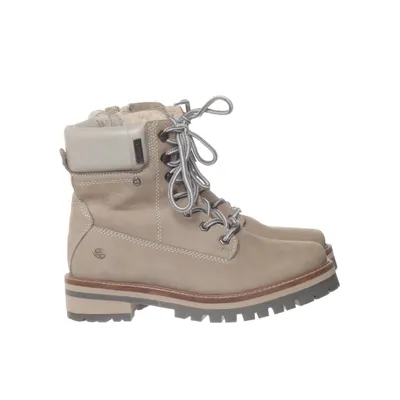 Laced boots (Beige) from Dockers by Gerli