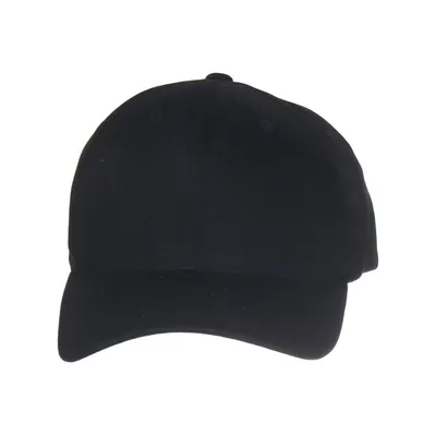 Casquette de baseball (Noir) de Yupoong Coton, Élasthane, Polyester
