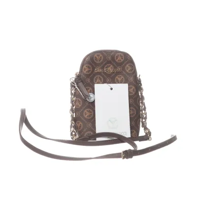 Mobile bag (Brown, Multicolored) from Carlo Colucci