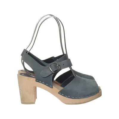 Clogs (Blue) from Stockholm Clogs Leather