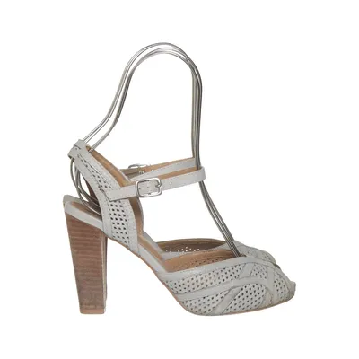 Sandales à talons hauts (Gris) de Inkognito Cuir