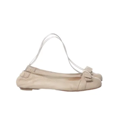 Ballet flats (Beige) from Attilio Giusti Leombruni Leather