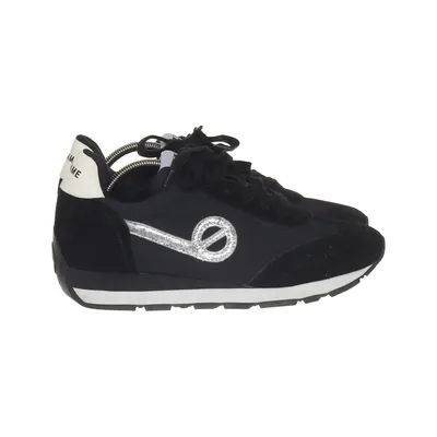 Sneakers (Svart, Silverfärgad) från No Name Skinn