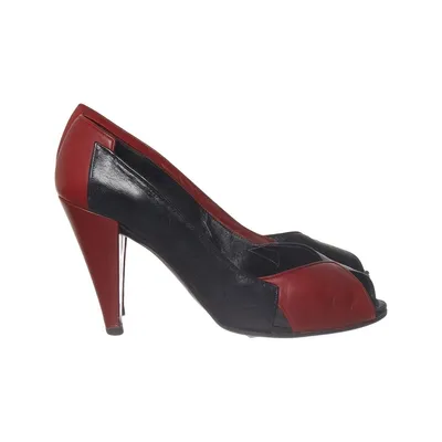 Escarpins (Noir, Rouge) de Charles Jourdan