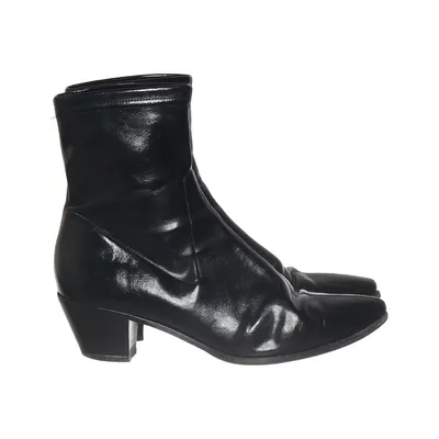 Heeled boots (Black) from Maje Leather
