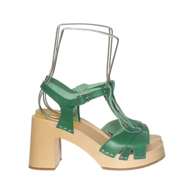 Sabots (Vert, Jaune) de Swedish Hasbeens