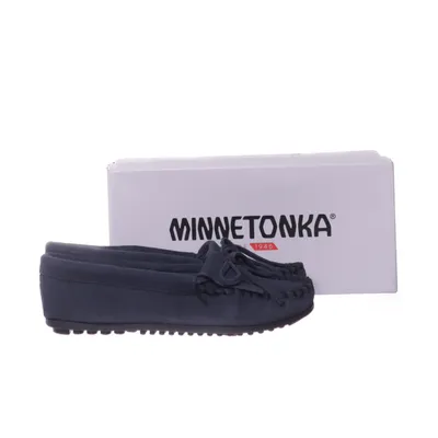 Loafers (Blauw) van Minnetonka Suède