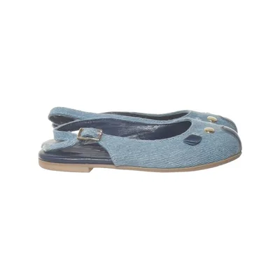 Ballerines (Bleu) Cuir