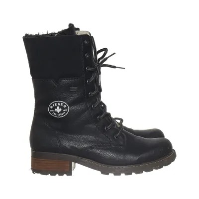 Laced boots (Black) from Rieker Leather