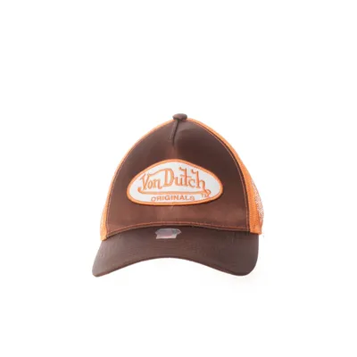 Baseball cap (Brown, Orange) from Von Dutch Polyester