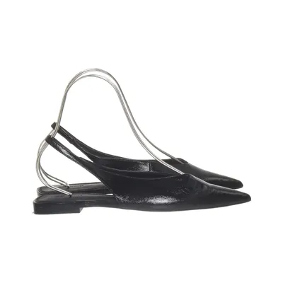 Ballet flats (Black) from H&M Leather