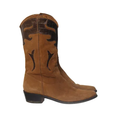 Cowboystøvler (Brun) fra Lineazeta Læder