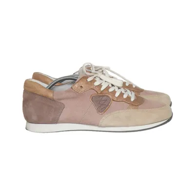 Sneakers (Pink, Beige, Gold) from Maca Kitzbühel Leather