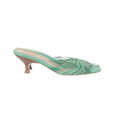 Mules (Green) from René Lezard Leather