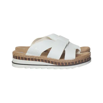 Mules (Blanc) de Rieker Antistress