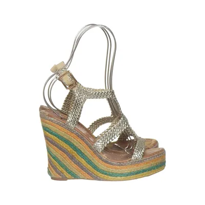 Wedges (Gold, Multicolored) from Doca