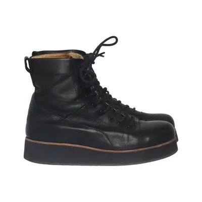 Laced boots (Black) from Gram Leather