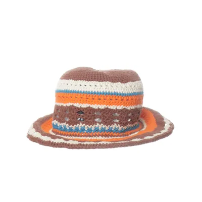 Buckethatt (Brun, Flerfärgad) från Ganni