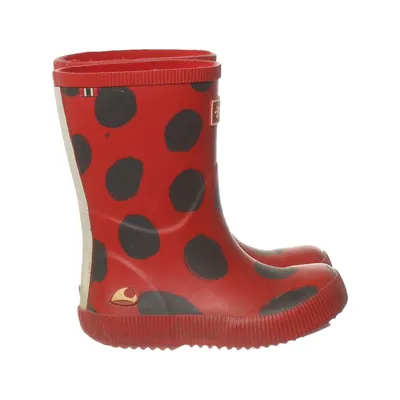Rubber boots (Red, Black) Polyester