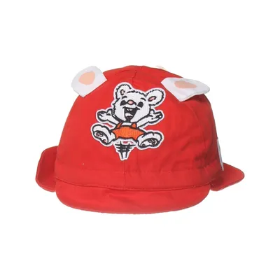 Bucket hat (Rood, Meerkleurig) van Bamses Värld Organisch katoen