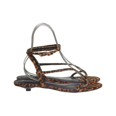 Sandales à talons hauts (Marron, Multicolore) de Signature Next Cuir