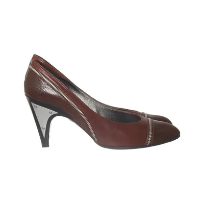 Escarpins (Marron) de Charles Jourdan Cuir