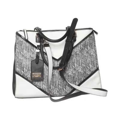 Handväska (Vit, Svart, Grå) från LYDC London
