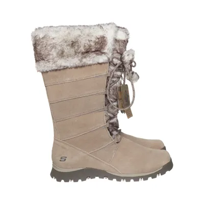 Stövlar (Beige) från Skechers Akryl, Polyester