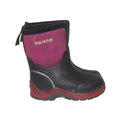 Bottes en caoutchouc (Noir, Rose, Rouge) de Sulman