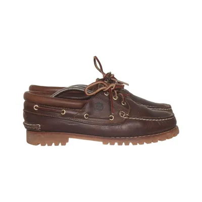 Bootschoenen (Bruin) van Timberland Leer