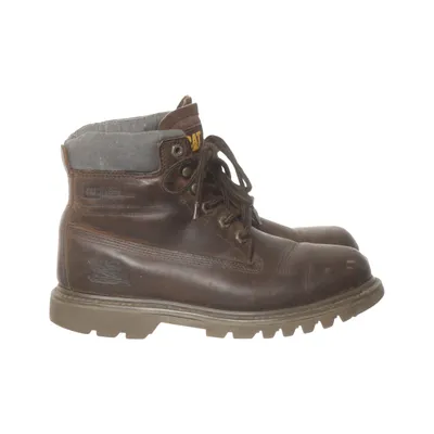 Bottes à lacets (Marron) de Cat Cuir
