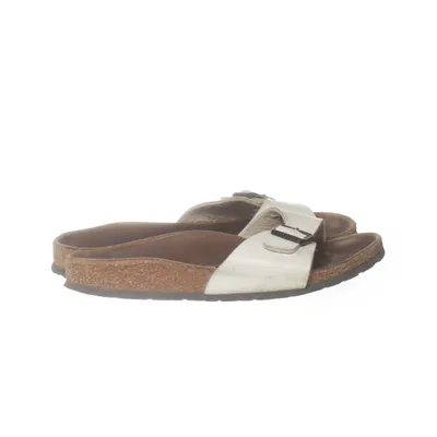 Pantoletten (Weiß) von Birkenstock Leder