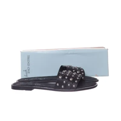 Mules (Noir, Argent) de Trend One Young